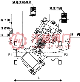 過濾活塞式減壓緊急關(guān)閉閥